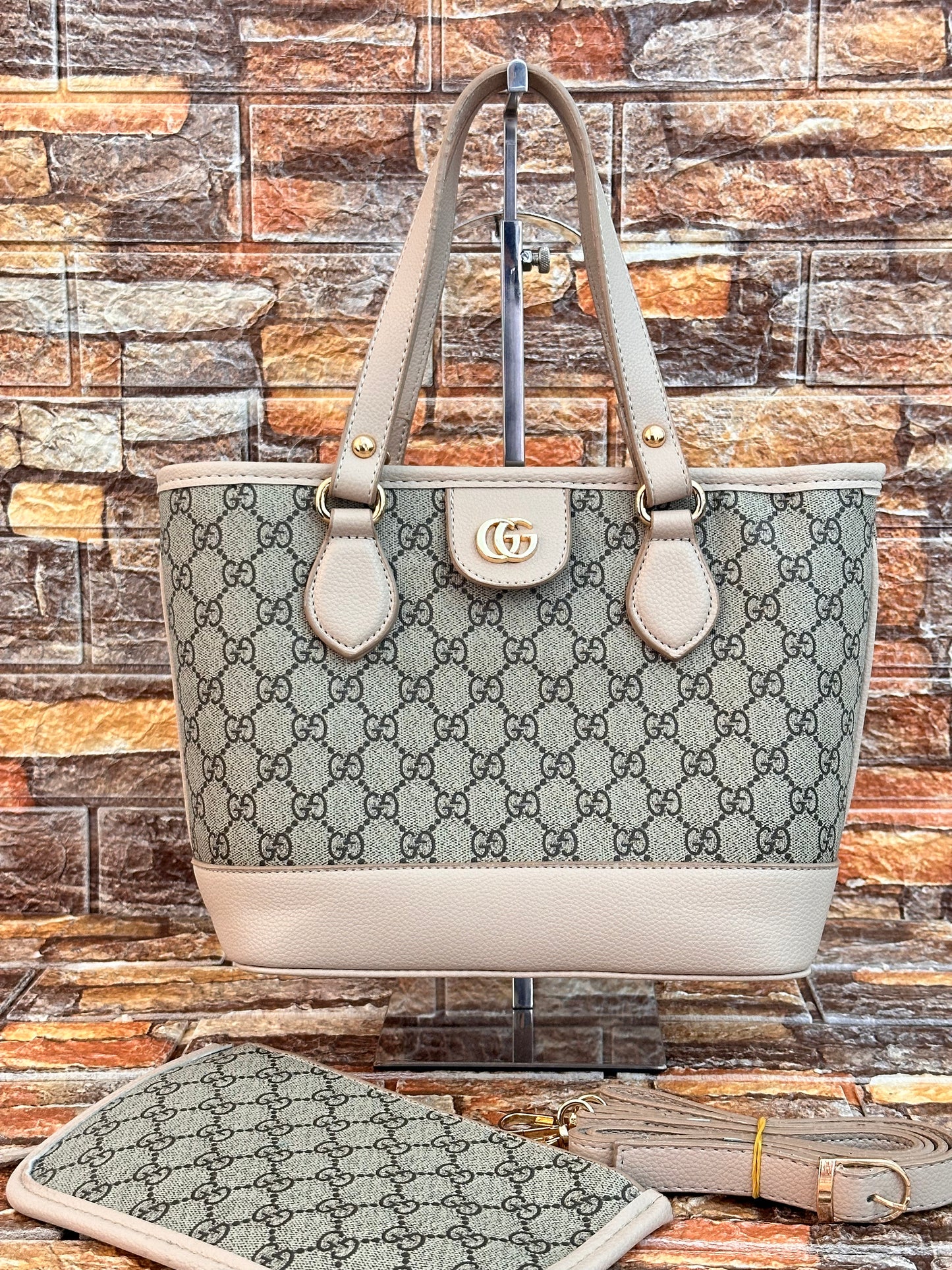Gucci Ophidia Tote Bag Beige
