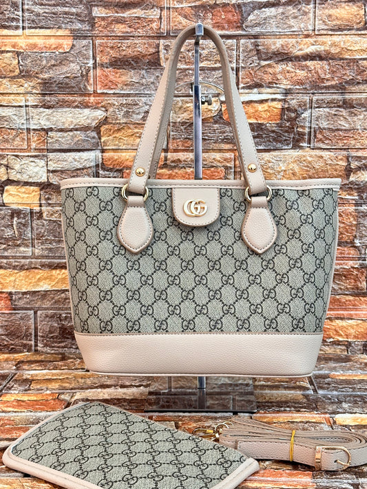 Gucci Ophidia Tote Bag Beige